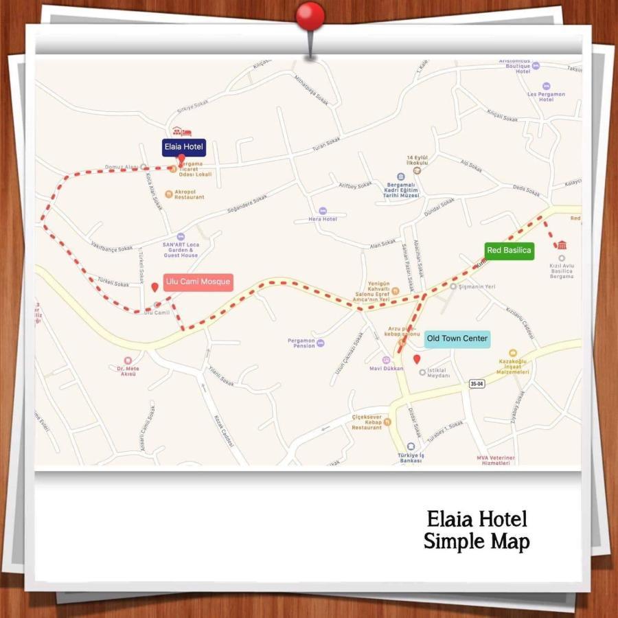 Elaia Hotel Bergama Zewnętrze zdjęcie